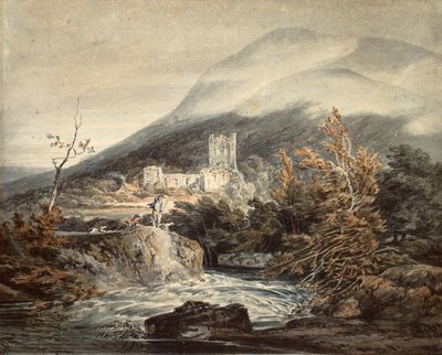 Llanthony Abdij, Monmouthshire door Joseph Mallord William Turner